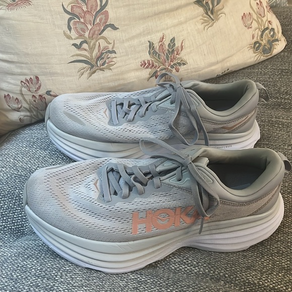 Hooka Bondi 8 Sneakers Trail Running GRAY Size 10.5 - Picture 3 of 9